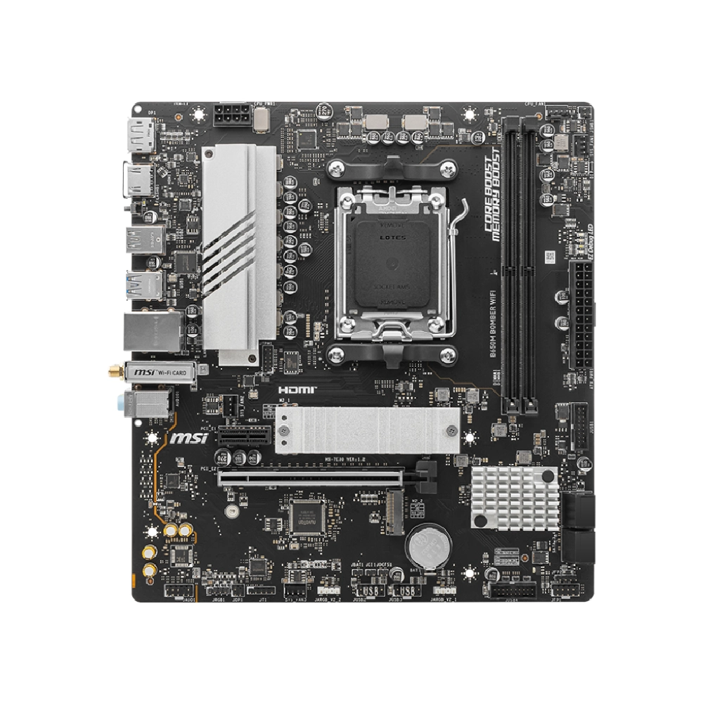 MSI B650M BOMBER WIFI DDR5 Motherboard For AMD view 2